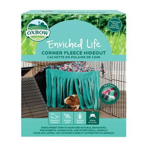 Oxbow Enriched Life - Cachette pour rongeur en coin en tissu polaire