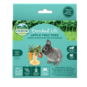 Oxbow Enriched Life - Jeu interactif pour rongeur - Arbre de branchettes de pommier