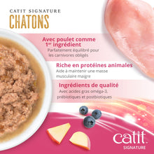 Charger l'image dans la galerie, Pâté Catit Signature - Poulet dans du bouillon d’os pour chatons
