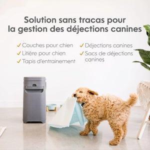 Pet Genie Poubelle à déchets pour chien (Inclut une recharge Jumbo)