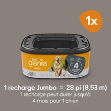 Charger l&#39;image dans la galerie, Pet Genie Recharge Jumbo 28&#39; pour poubelle Pet Genie, Dure jusqu&#39;à 4 mois
