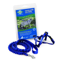 Charger l'image dans la galerie, Petsafe Harnais et laisse bungee pour chat - Come With Me Kitty - Bleu
