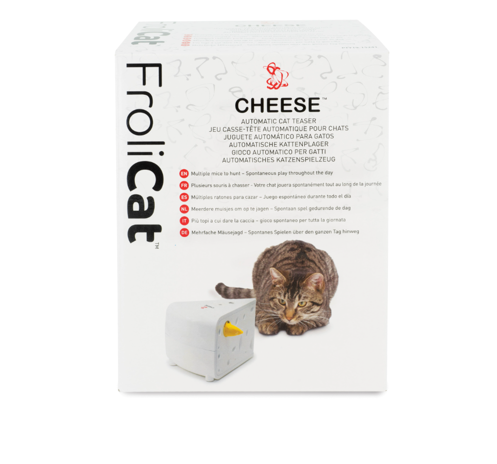 Jouet Interactif Pour Chat - Piste Rotative Automatique En Forme De Kaki - Fonctionne Avec 2 Piles AA