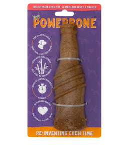 Powerbone Jouet à mâcher pour chien - Nylon & bambou - Bouteille 6.5 pouces