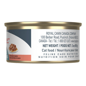 Conserve pour chat Royal Canin -Caisse de 24- Fines tranches en sauce soins Boules de Poils