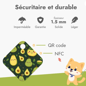 Marengo, Médaille d'identification intelligente pour chien et chat-Motif avocat