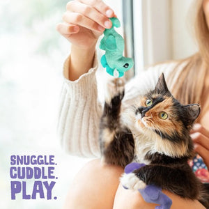 Snugarooz Jouet pour chat avec herbe à chat - Hippocampes - Paquet de 2