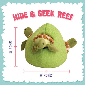 Snugarooz Jouet pour chien - 4 en 1 - Cache-cache tortues