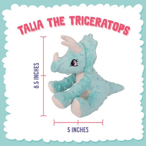Snugarooz Jouet pour chien - Le Tricératops Talia