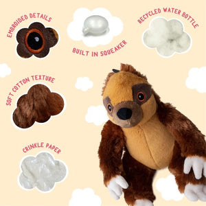 Snugarooz Jouet pour chien - Le paresseux Sasha