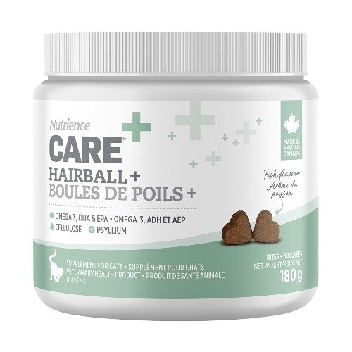 Suppléments Nutrience Care pour chats - Boules de poils+ 180 g