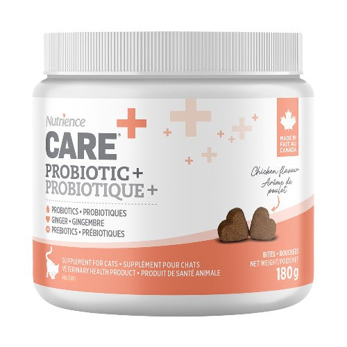 Suppléments Nutrience Care pour chats - Probiotique+ 180 gr