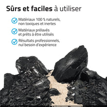 Charger l'image dans la galerie, Trousse décorative Fluval de pierres et de sables - Black Basalt
