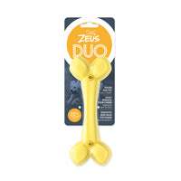 Charger l&#39;image dans la galerie, Os Duo Zeus, parfum de noix de coco, jaune, 18 cm (7 po)
