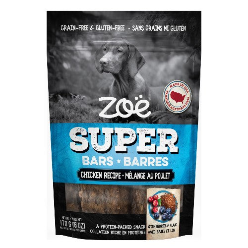 Super barres Zoë, Recette au poulet, 170 g (6 oz)