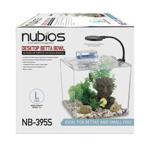 Charger l&#39;image dans la galerie, Aquarium carré NUBIOS LG 12 LITRES, (3,7 gal)
