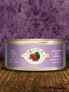 Conserve pour chat Fromm Four Stars- Pâté de boeuf et chevreuil 5.5oz - Boutique Le Jardin Des Animaux -conserve pour chatBoutique Le Jardin Des Animaux11229