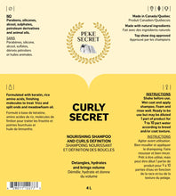 Charger l'image dans la galerie, Shampoing naturel pour chien et chat Curly Secret
