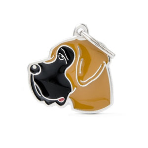 Médaille pour chien collection Friends, DANOIS, Couleurs variées