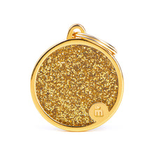 Charger l&#39;image dans la galerie, Médaille collection SHINE, CIRCLE GLITTER OR, GRAND
