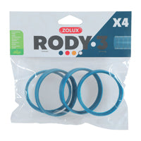 Bague de raccordement Rody 3, bleue, paquet de 4