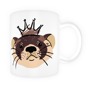 Tasse en céramique-Thème animaux- Roi Furet