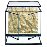 Terrarium en verre Exo Terra, moyen, haut, l. 60 x P. 45 x H. 60 cm (l. 24 x P. 18 x H. 24 po)