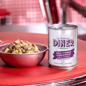 Conserve pour chien FROMM DINER - PORC EFFILOCHÉ