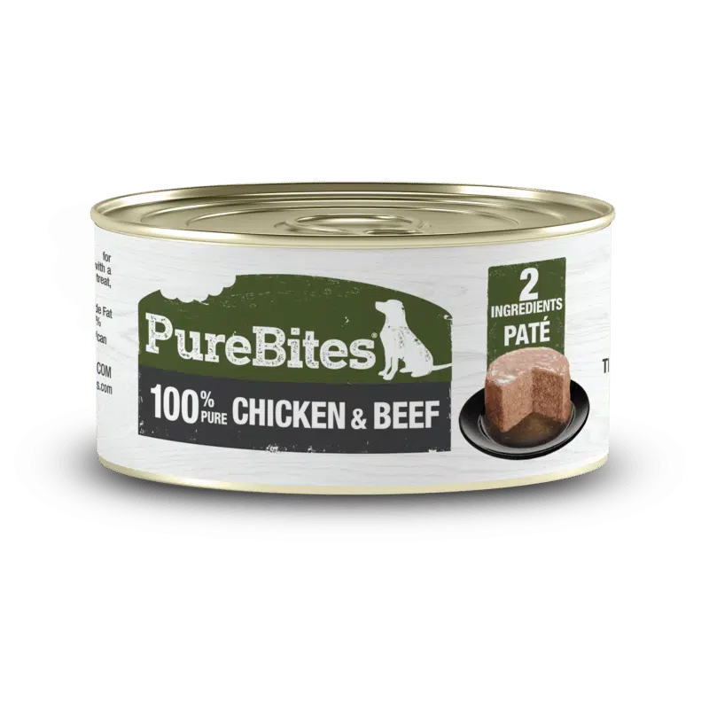 PureBites Poulet et Boeuf – nourriture en conserve pour chiens