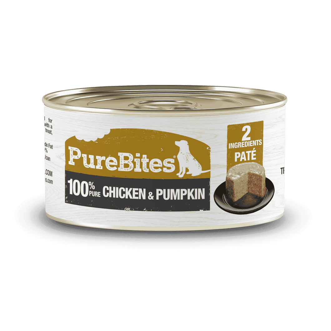 PureBites Poulet et Citrouille – nourriture en conserve pour chiens