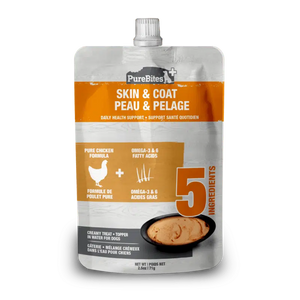 PureBites Peau et pelage – nourriture en sachet pour chiens