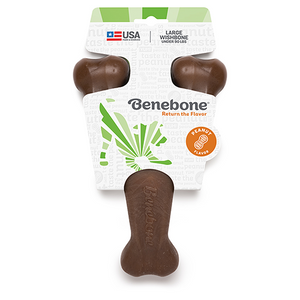 Benebone, Wishbone , Beurre d'arachide - Boutique Le Jardin Des Animaux -Jouet chienBoutique Le Jardin Des Animaux283-00410