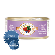 Conserve pour chat Fromm Four Stars- Pâté de boeuf et chevreuil 5.5oz