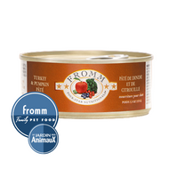 Conserve pour chat Fromm Four Stars- Pâté de dinde et citrouille 5.5oz