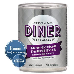 Conserve pour chien FROMM DINER - PORC EFFILOCHÉ