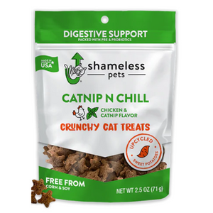 Gâterie pour chat Shameless - Catnip + poulet, soutien digestif