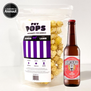 PetPops - Gâteries de popcorn pour chien à l'agneau