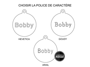 Médaille collection Charms, "HAPPY", GRAND - Boutique Le Jardin Des Animaux -médailleBoutique Le Jardin Des AnimauxCH17HAPPY