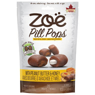 Bouchées pour comprimés Zoë Pill Pops - Beurre d’arachide et miel - 100 gr (3,5 oz)