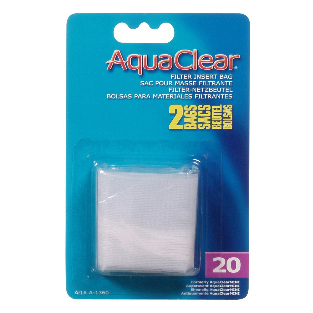 Aquaclear 20 Sac pour masse filtrante paquet 2 - Boutique Le Jardin Des Animaux -Masse FiltranteBoutique Le Jardin Des Animauxa1360