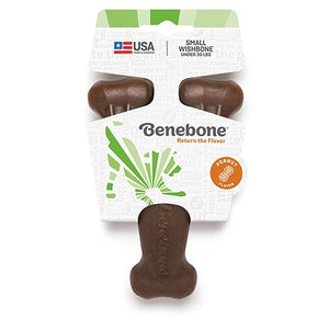 Benebone, Wishbone , Beurre d'arachide - Boutique Le Jardin Des Animaux -Jouet chienBoutique Le Jardin Des Animaux283-00405