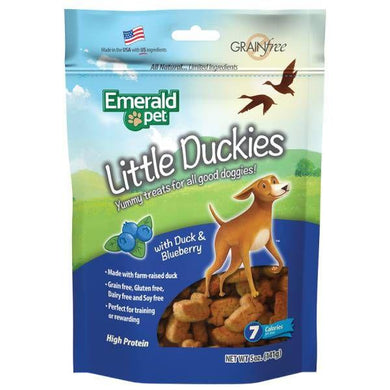 Biscuits santé Little Duckies Canard et bleuet, pour chien, Emerald Pet - Boutique Le Jardin Des Animaux -Gâterie pour chienBoutique Le Jardin Des AnimauxEMT00424