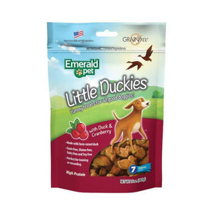 Biscuits santé Little Duckies Canard et canneberge, pour chien, Emerald Pet - Boutique Le Jardin Des Animaux -Gâterie pour chienBoutique Le Jardin Des AnimauxEMT00427