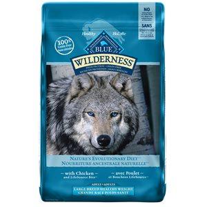 Blue Buffalo Wilderness nourriture pour chien grande race contrôle du poids - haute teneur en protéines et sans céréales au poulet - Boutique Le Jardin Des Animaux -Nourriture chienBoutique Le Jardin Des Animaux279-12684