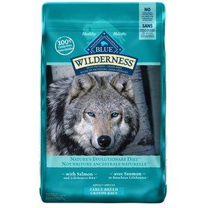 Blue Buffalo Wilderness nourriture pour chien grande race - haute teneur en protéines et sans céréales au saumon - Boutique Le Jardin Des Animaux -Nourriture chienBoutique Le Jardin Des Animaux279-12685