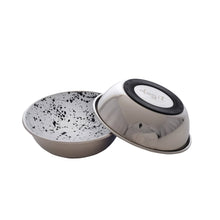 Charger l&#39;image dans la galerie, Bol antidérapant Dogit en acier inoxydable pour chiens, éclaboussures noires et blanches, 350 ml (11,8 oz liq.) - Boutique Le Jardin Des Animaux -Accessoires de nourrissageBoutique Le Jardin Des Animaux98528
