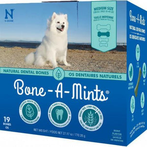 Bone-A-Mints Os dentaire naturels Moyen - Boutique Le Jardin Des Animaux -Gâterie pour chienBoutique Le Jardin Des AnimauxBA80133