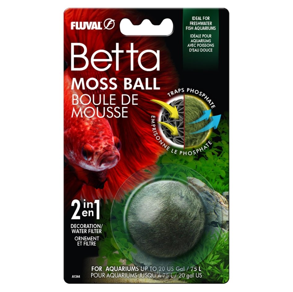Boule de mousse Fluval Betta, 4,5 cm (1,8 po) - Boutique Le Jardin Des Animaux -AquariumBoutique Le Jardin Des Animaux14854