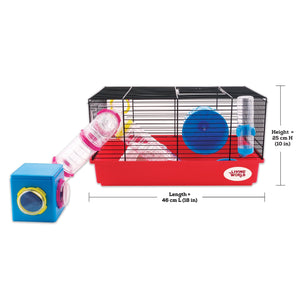 Cage Chalet Living World pour hamsters, 46 x 29 x 25 cm (18 x 11,5 x 10 po) - Boutique Le Jardin Des Animaux -Habitat pour petit mammifèreBoutique Le Jardin Des Animaux61818