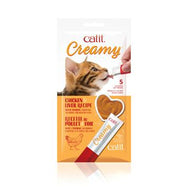 Catit Creamy régal crémeux en tube au poulet et foie - Boutique Le Jardin Des Animaux -Gâterie pour chatBoutique Le Jardin Des Animaux44471